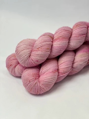 Glitter Sock fra Unik Garn - Peach Melba